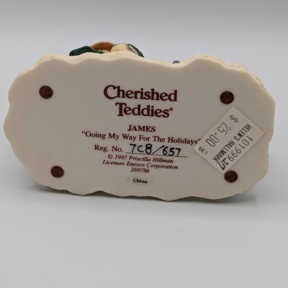 Cherished Teddies James "Going My Way For The Holidays" (269786) 1997 - Picture 6 of 9